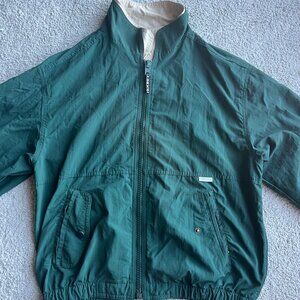 Vintage Green London Fog Windbreaker